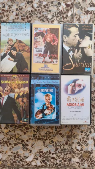 LOTE 21 PELÍCULAS VHS CINE CLÁSICO AVENTURA DRAMA