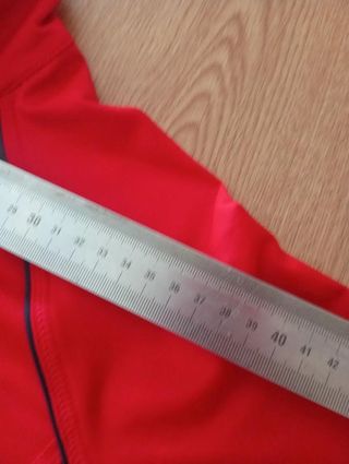 Track jacket chaqueta chándal técnica roja