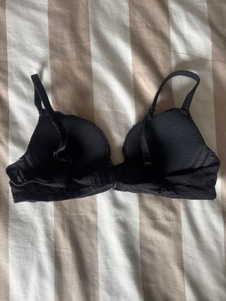 Sujetador negro encaje