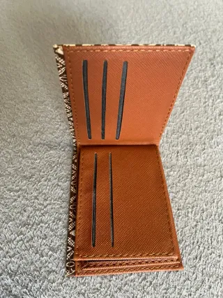 Cartera Louis Vuitton Monogram Marrón y Beige