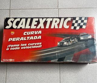 Pack Scalextric: Curva Peraltada, Pit Box, C2 DTM,
