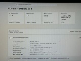 Portátil Gaming HP OMEN Negro 144Hz