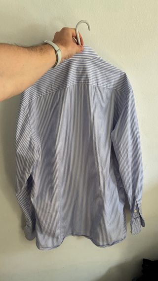 Camisa de vestir a rayas para hombre