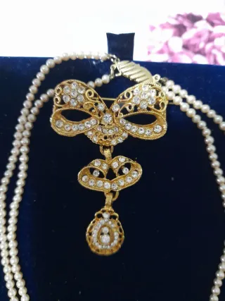 Aderezo Fallera Niña Dorado con Cristales