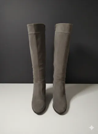 Stivali NeroGiardini Camoscio Grigio