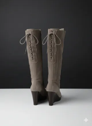 Stivali NeroGiardini Camoscio Grigio