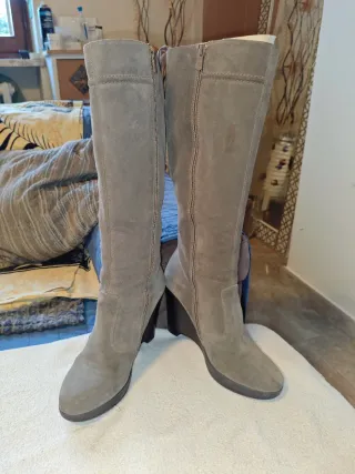 Stivali NeroGiardini Camoscio Grigio