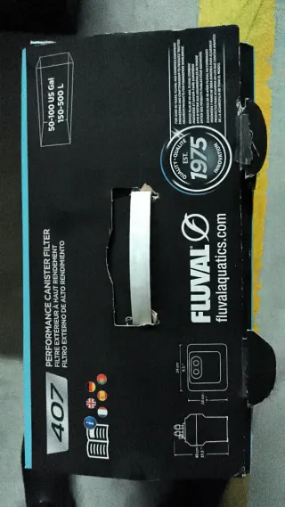 Filtro Canister Fluval 407 Rendimiento