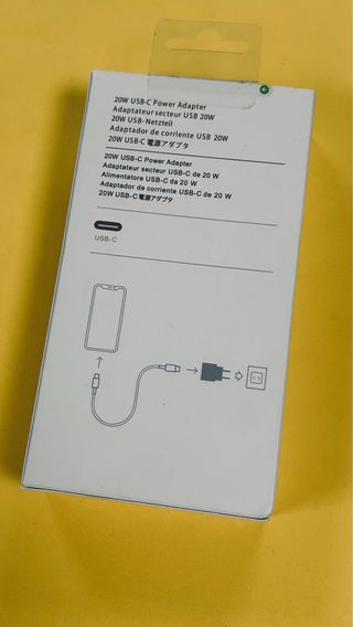 Cargador Apple 20W iPhone USB-C a Lightning