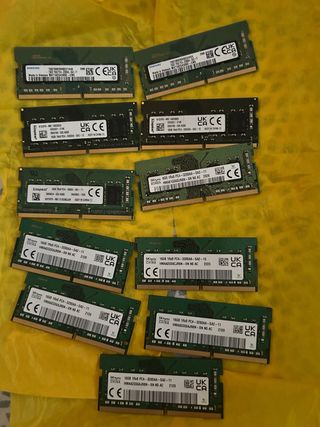 Conjunto Memorias RAM Sodimm DDR4 para Portátil