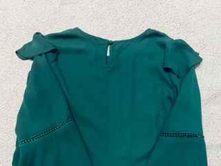 Blusa Meisie verde con volantes