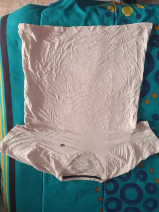 Camiseta Hollister Blanca Talla xl