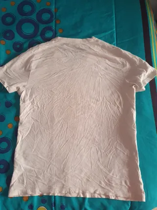 Camiseta Hollister Blanca Talla xl