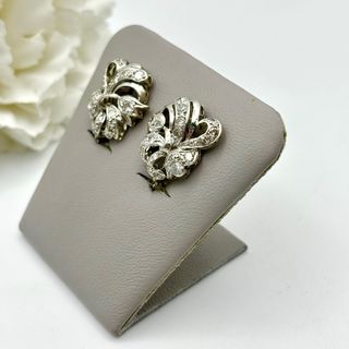 Pendientes Oro Blanco 18kt Diamantes