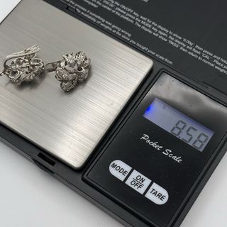 Pendientes Oro Blanco 18kt Diamantes