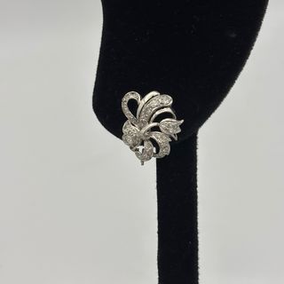 Pendientes Oro Blanco 18kt Diamantes