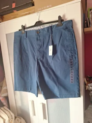 Pantalón de caballero talla 52 azul Corte inglés