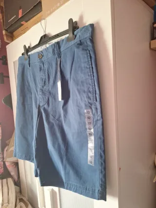 Pantalón de caballero talla 52 azul Corte inglés