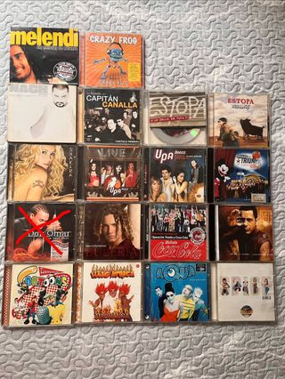 Lote 20 CDs Originales Años 2000