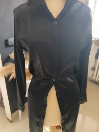 Camicia vestito nera