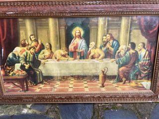 Cuadro religioso La Última Cena años 30