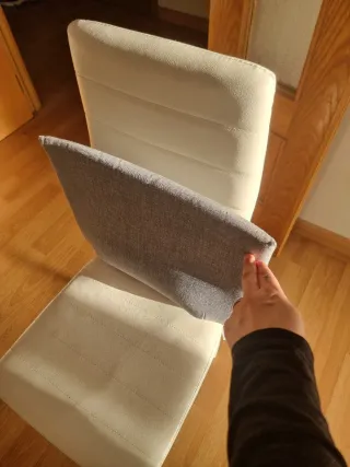 Mesa comedor cristal con 6 sillas