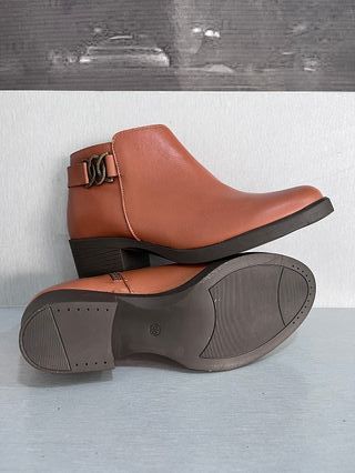 Botines Mujer Piel Marrón Talla 39 Nuevos