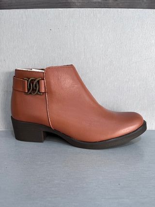 Botines Mujer Piel Marrón Talla 39 Nuevos