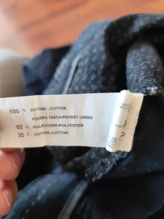 Pantalón corto bermuda negro Talla L