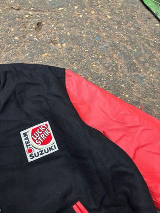 Chaqueta Bomber Vintage Suzuki Lucky Strike