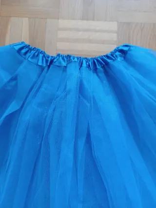 Falda tutú azul