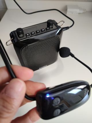 Amplificador Voz Bluetooth SHIDU 10W Negro