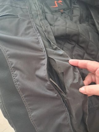 Chaqueta Moto Hombre Negra  Talla L