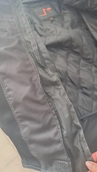 Chaqueta Moto Hombre Negra  Talla L
