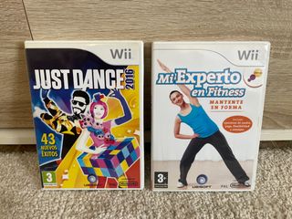Pack Wii Just Dance 2016 y Mi Experto en Fitness