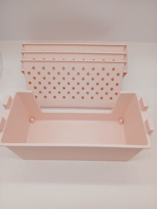 Scaffale mobile a 5 livelli con ruote DOEWORKS, carrello portaoggetti per soggiorno