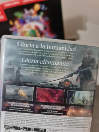 2 videojuegos para Nintendo Switch + 2 flyers