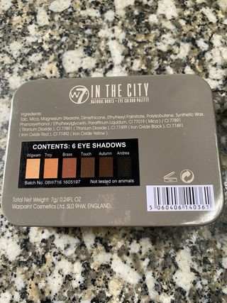W7 In The City Paleta Sombras