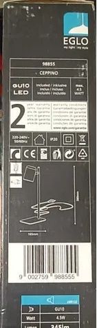 Candeeiro EGLO Ceppino Preto