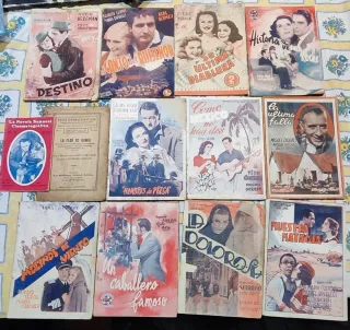 Lote 10 Revistas Cine Antiguas