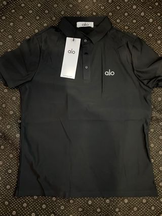 Camisa Polo Alo Negra