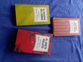 Lote 3 libros Antonio Muñoz Molina