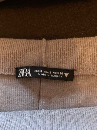 Conjunto punto Zara gris