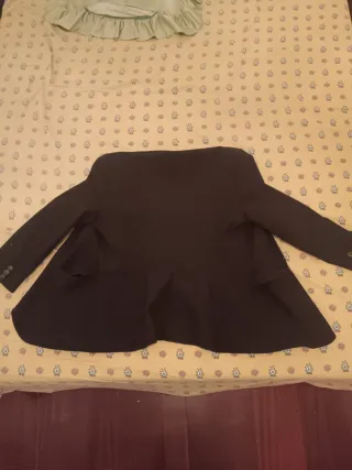 Chaqueta Zara Basic Mujer Negra