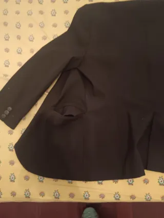 Chaqueta Zara Basic Mujer Negra