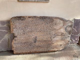 Trillo antiguo de madera