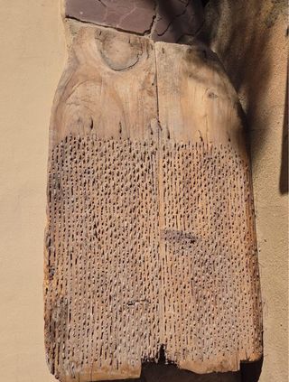 Trillo antiguo de madera