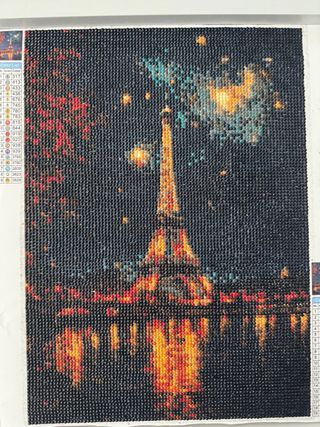 Pintura Diamante Torre Eiffel Noche