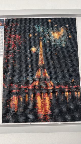 Pintura Diamante Torre Eiffel Noche