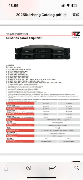 Etapa de potencia amplificador 24.000w a 2 Channel